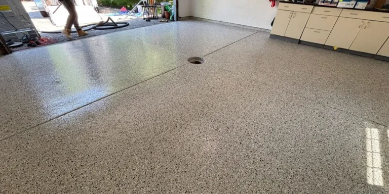 can you epoxy a pitted garage floor in Ohio